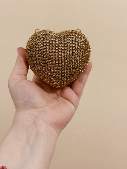Mini kundan heart