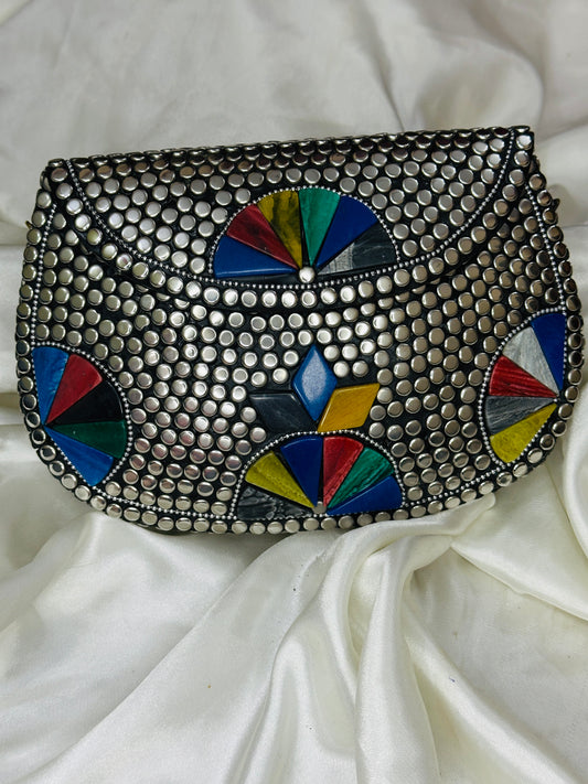 Handcrafted Colorburst Crescent