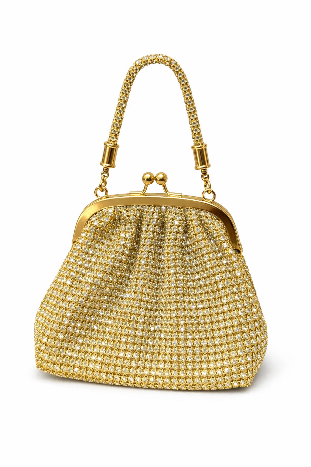 Midnight crystal clutch