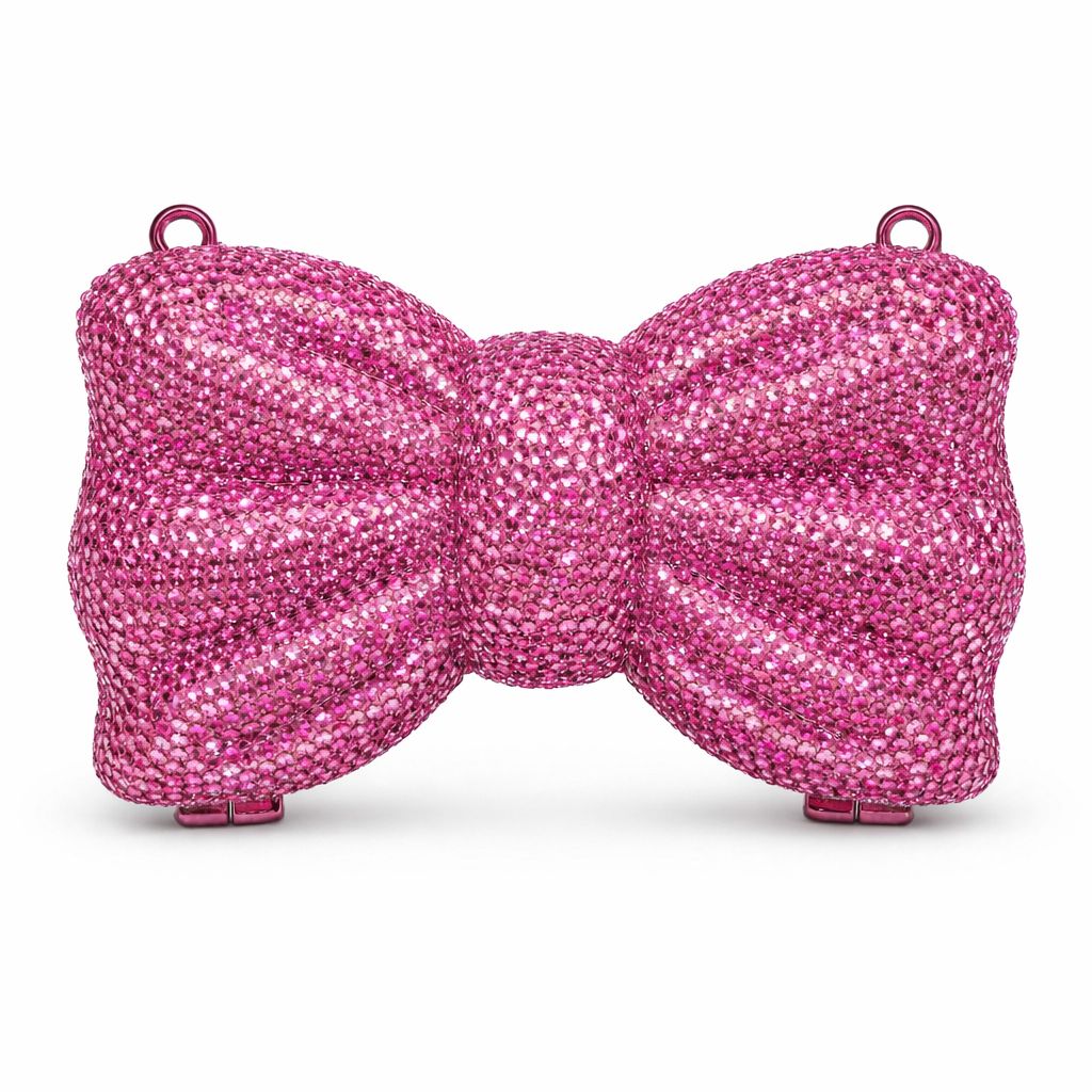 Midnight Noir Bow Clutch (4 colours )